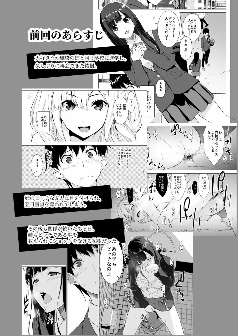 清楚な姉が好きなのに、ビッチとセックスしてる俺2 Page.2