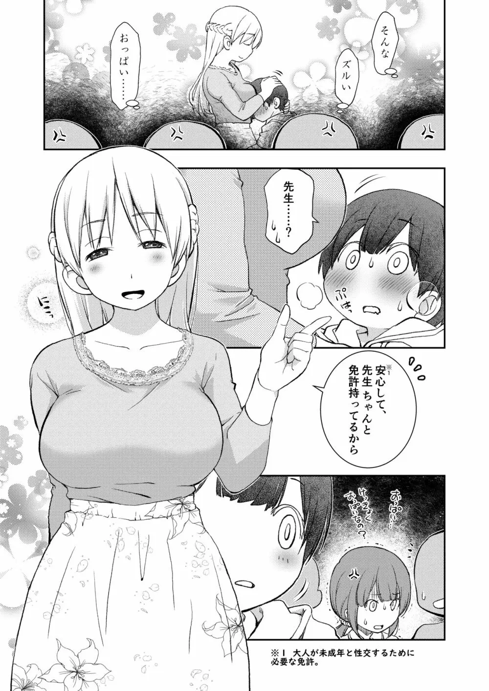 誰ともペアになれなかったのでやさしい先生とセックス実習をしました。 Page.5