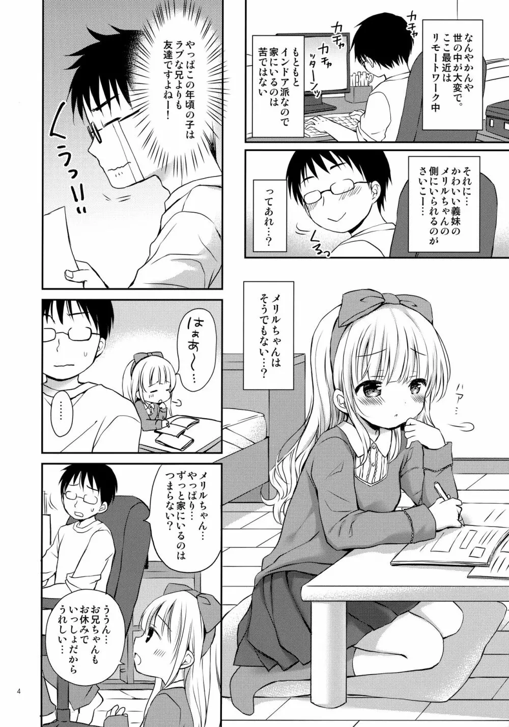 義妹ちゃんは甘えんぼ Page.3