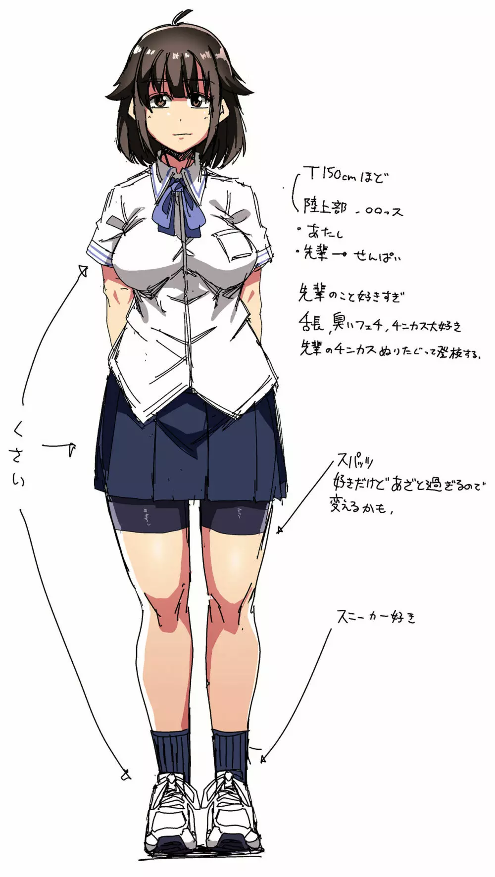 わんこ系後輩彼女に蒸れ蒸れのくっさ~い匂いとチンカスを味わってもらう Page.19