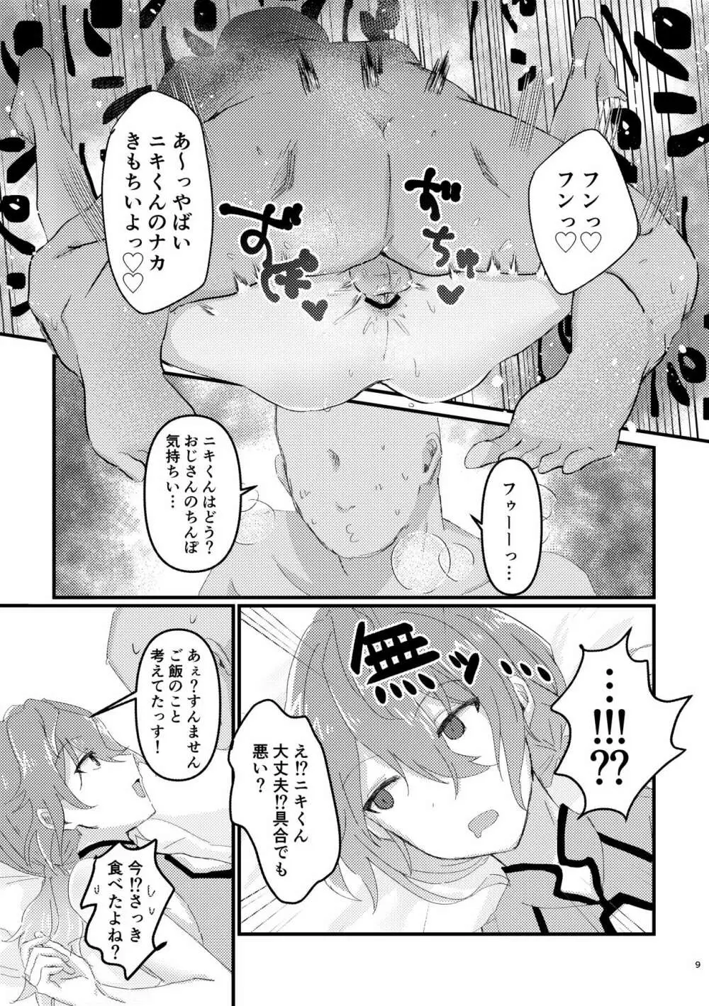 L.O.S.E. へんたいおじさんとしいなのえろほん Page.8