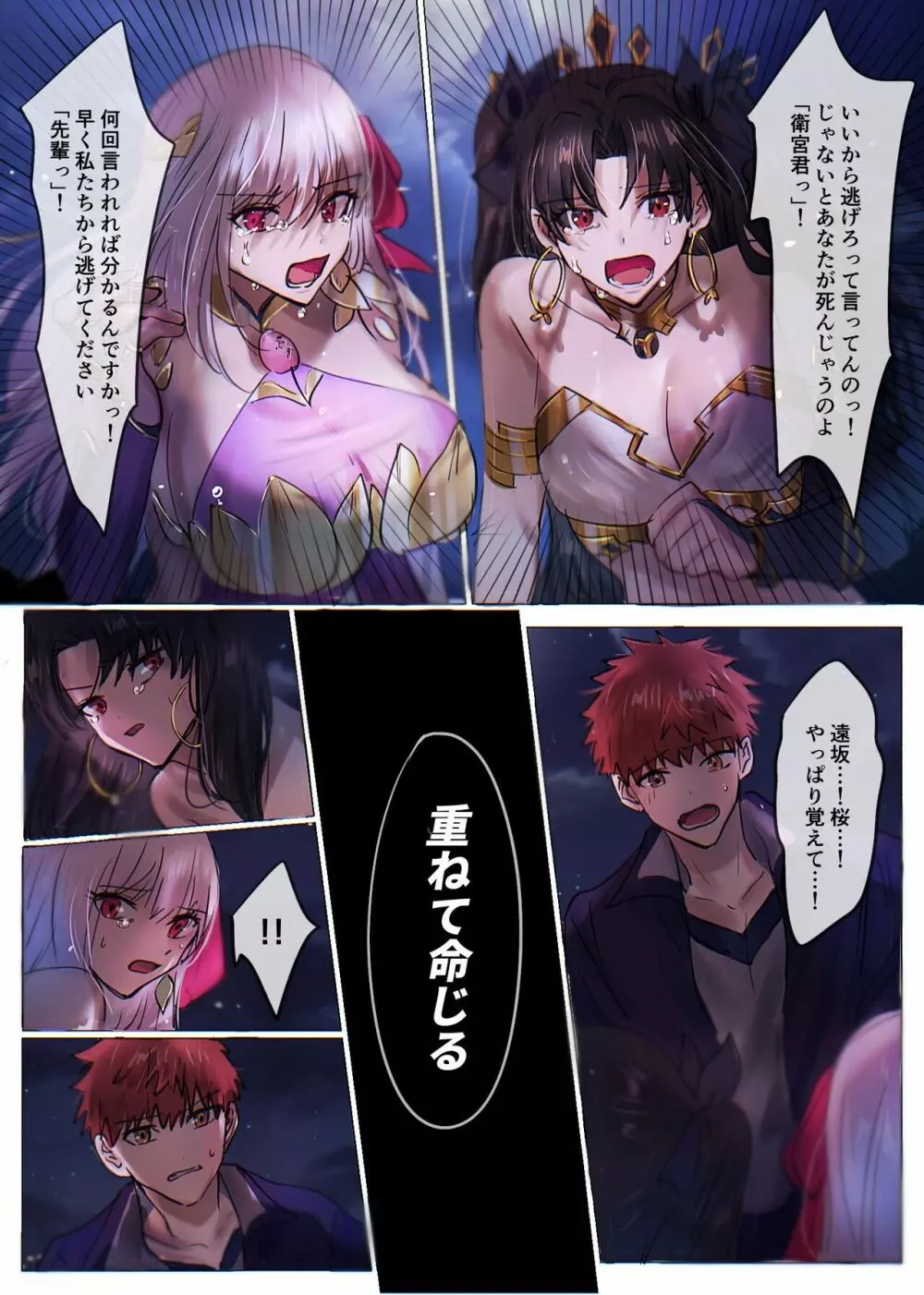 Fate/rewrite ～凛と桜がサーヴァント化洗脳される本～ Page.12