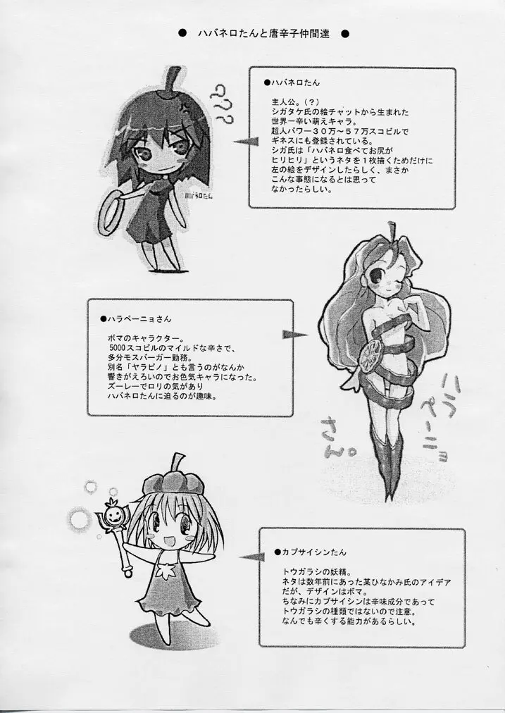 ハバネロたん ～世界一辛い唐辛子少女～ Page.4