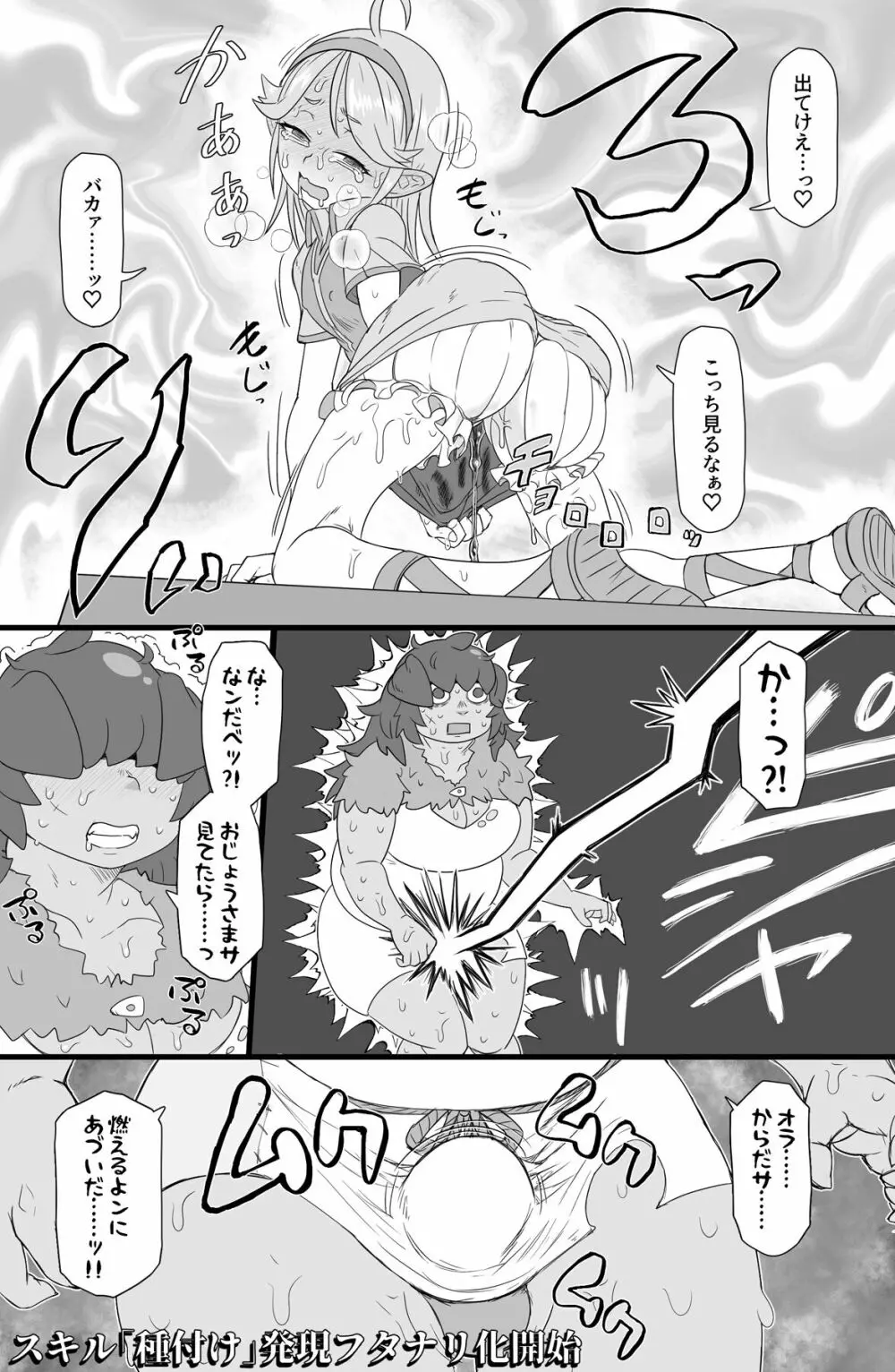 ハーフオークふたなり娘の下剋上 Page.13