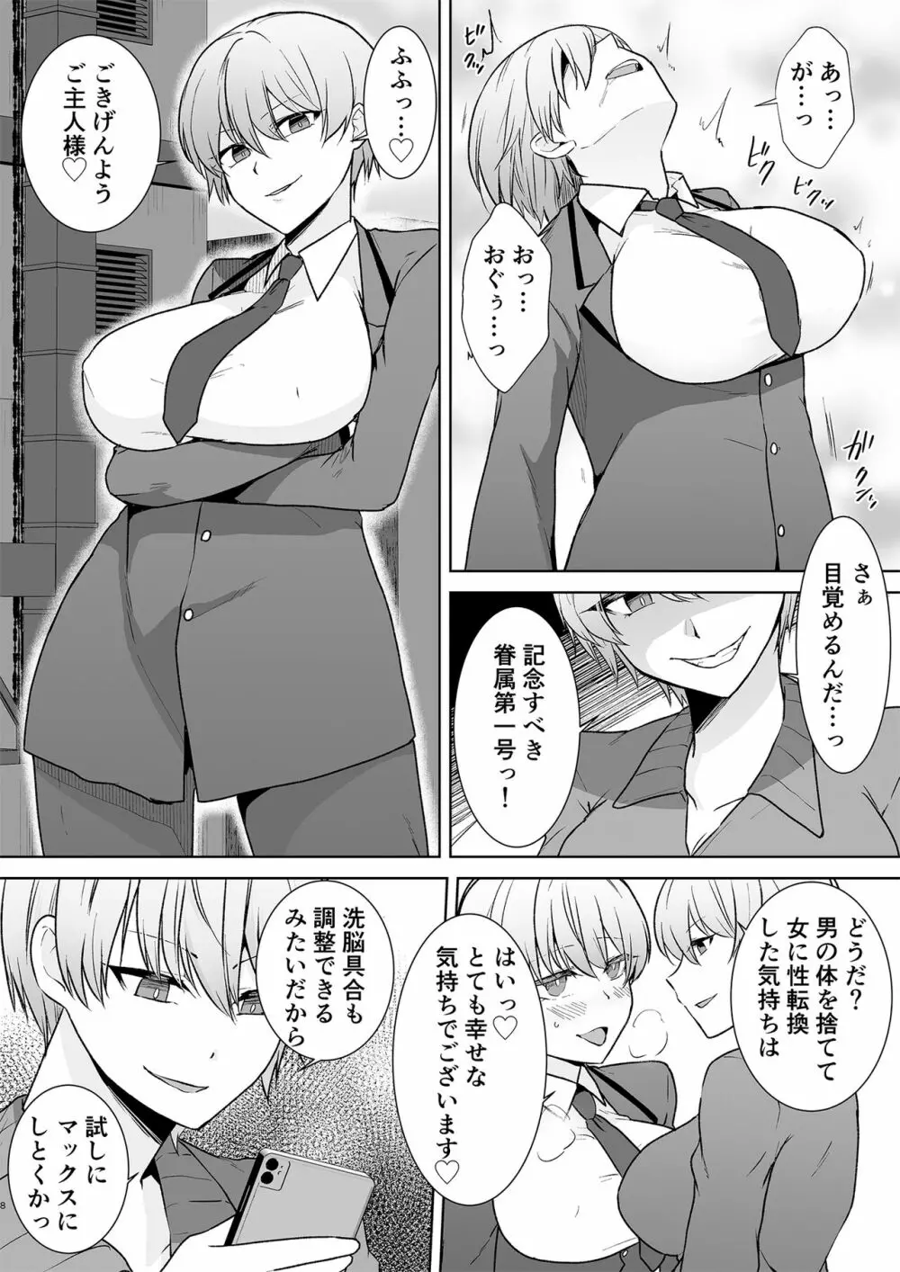 女子校生潜入ルポ ～犯罪者が女の子に憑依してみた～ Page.8