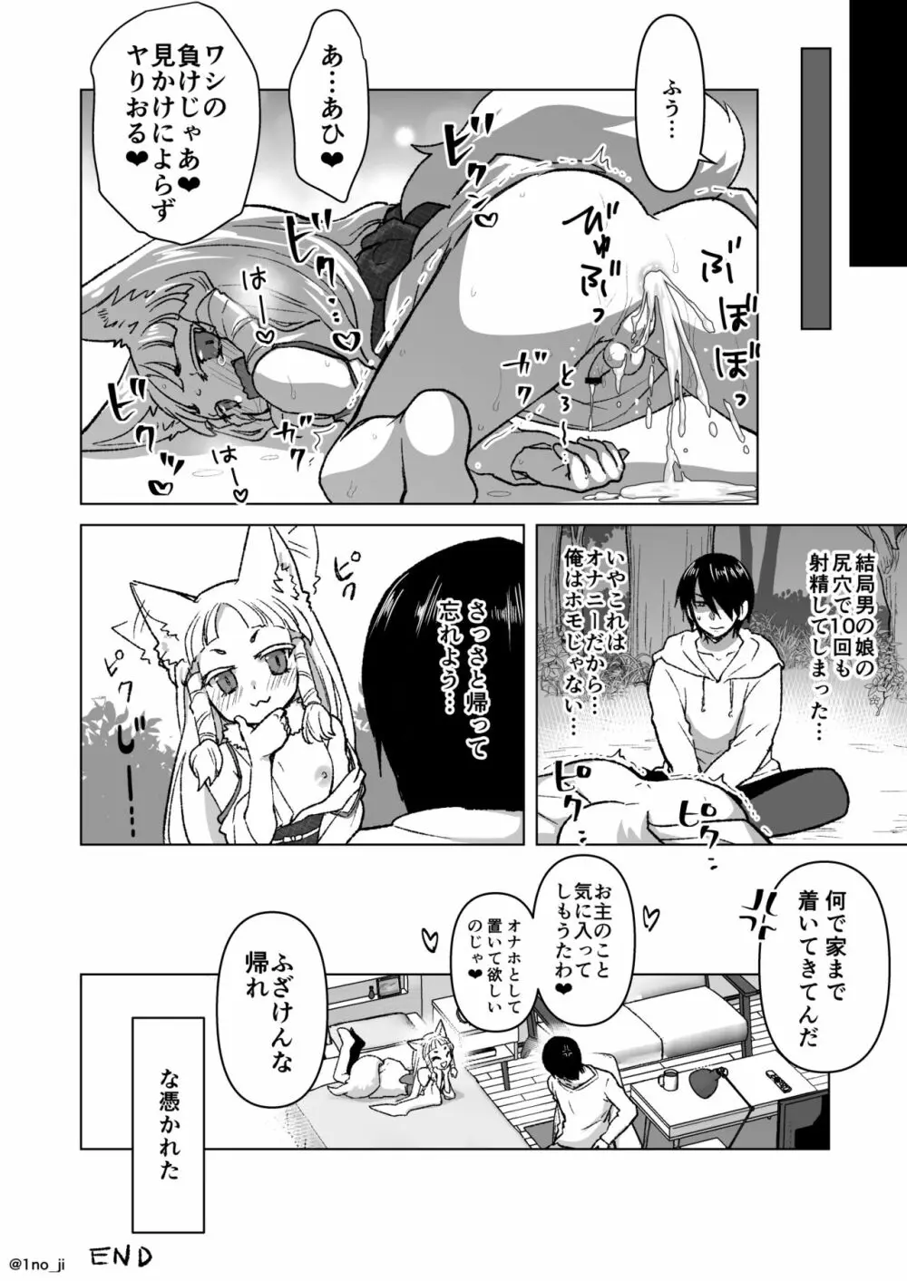 [いちのみるく] のじゃロリ狐(男の)娘に襲われる話 Page.6