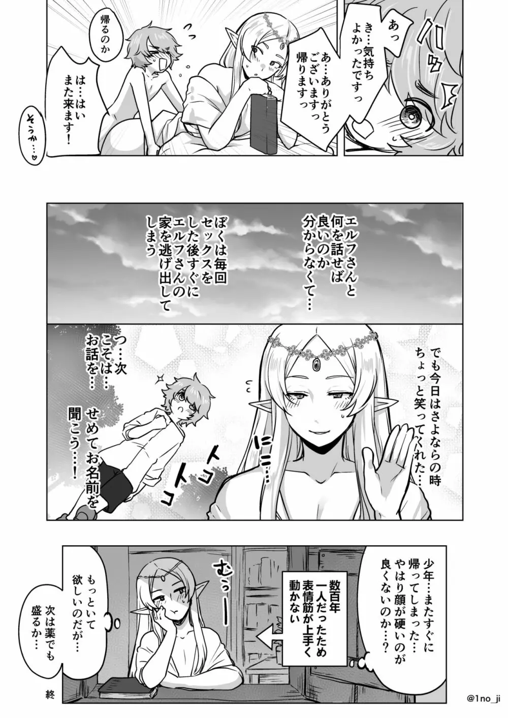 コミュ障エルフさんと少年の漫画 Page.5