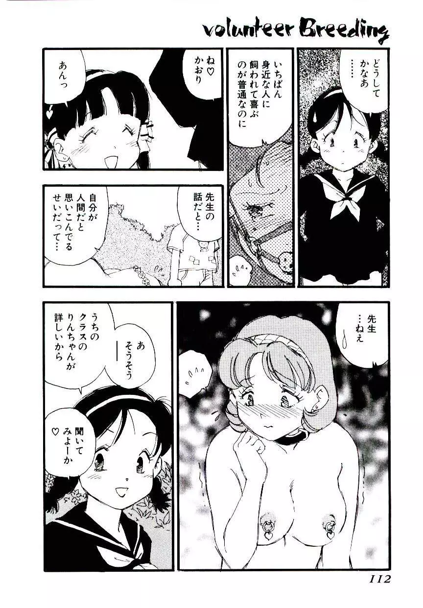 ヴォランティア・ブリーディング Page.111