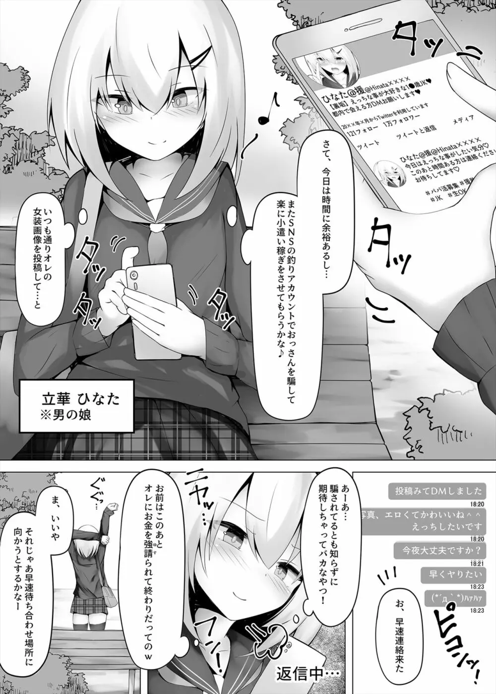 釣りアカ女装男子ですがメス堕ちしてしまいました Page.2