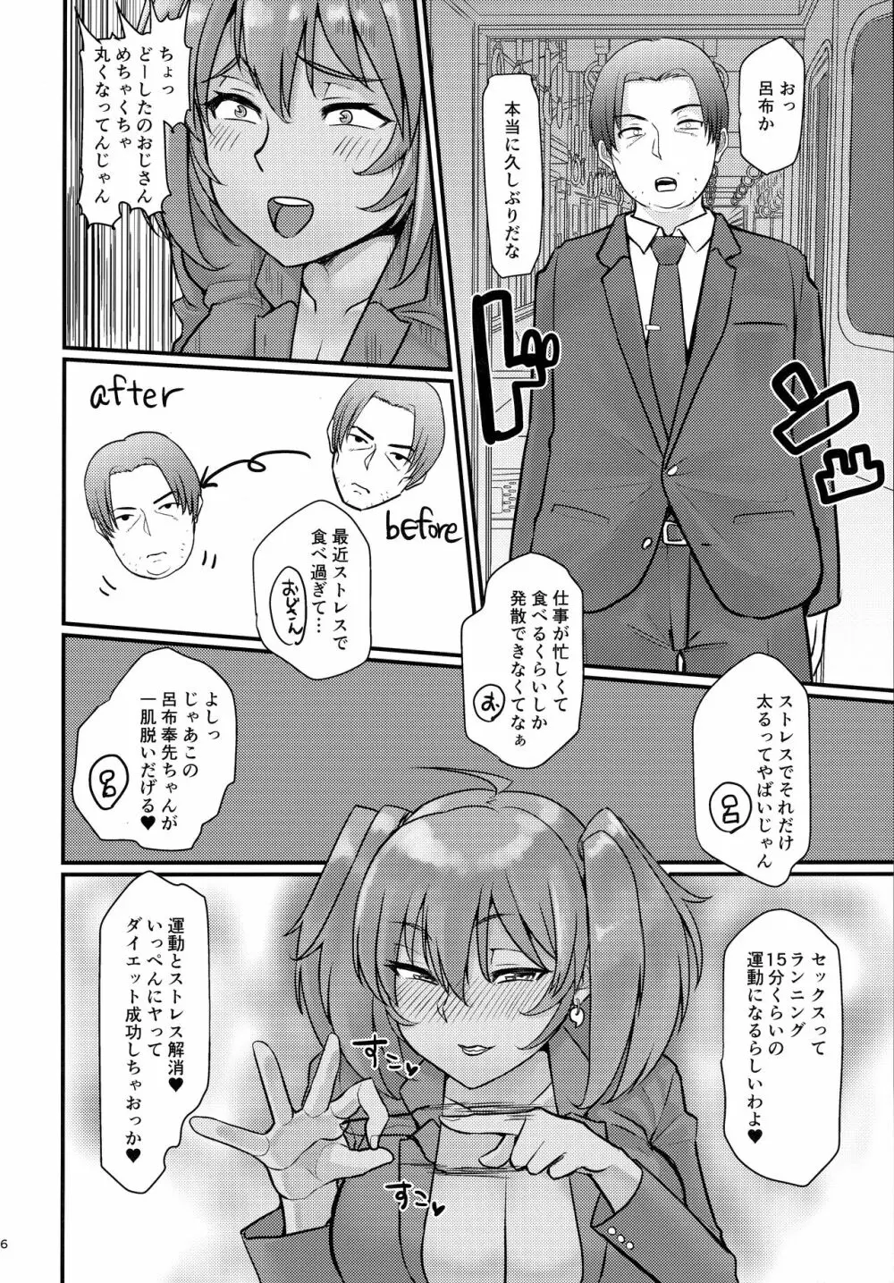 呂布奉先と爛れた性活～ダイエット編 Page.5