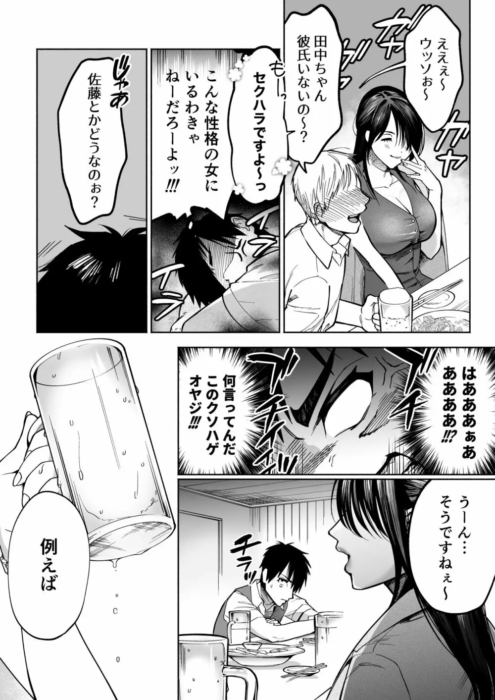 イラッとするパワハラ女上司を怒りの肉棒制裁 Page.7