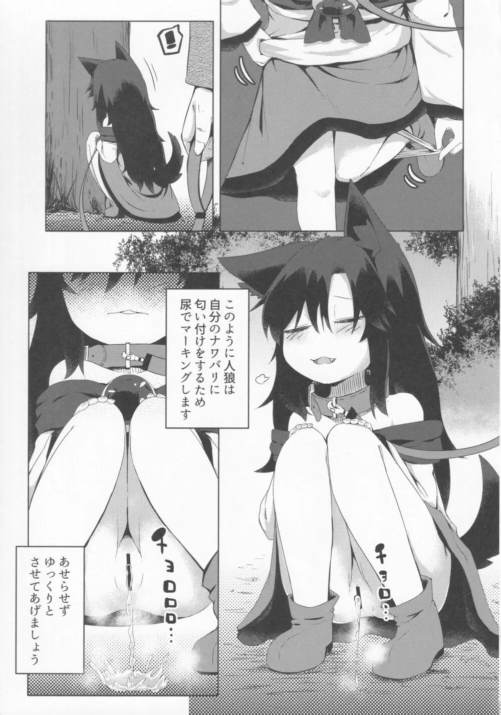 影狼ちゃんの飼い方2 おさんぽ編 Page.4