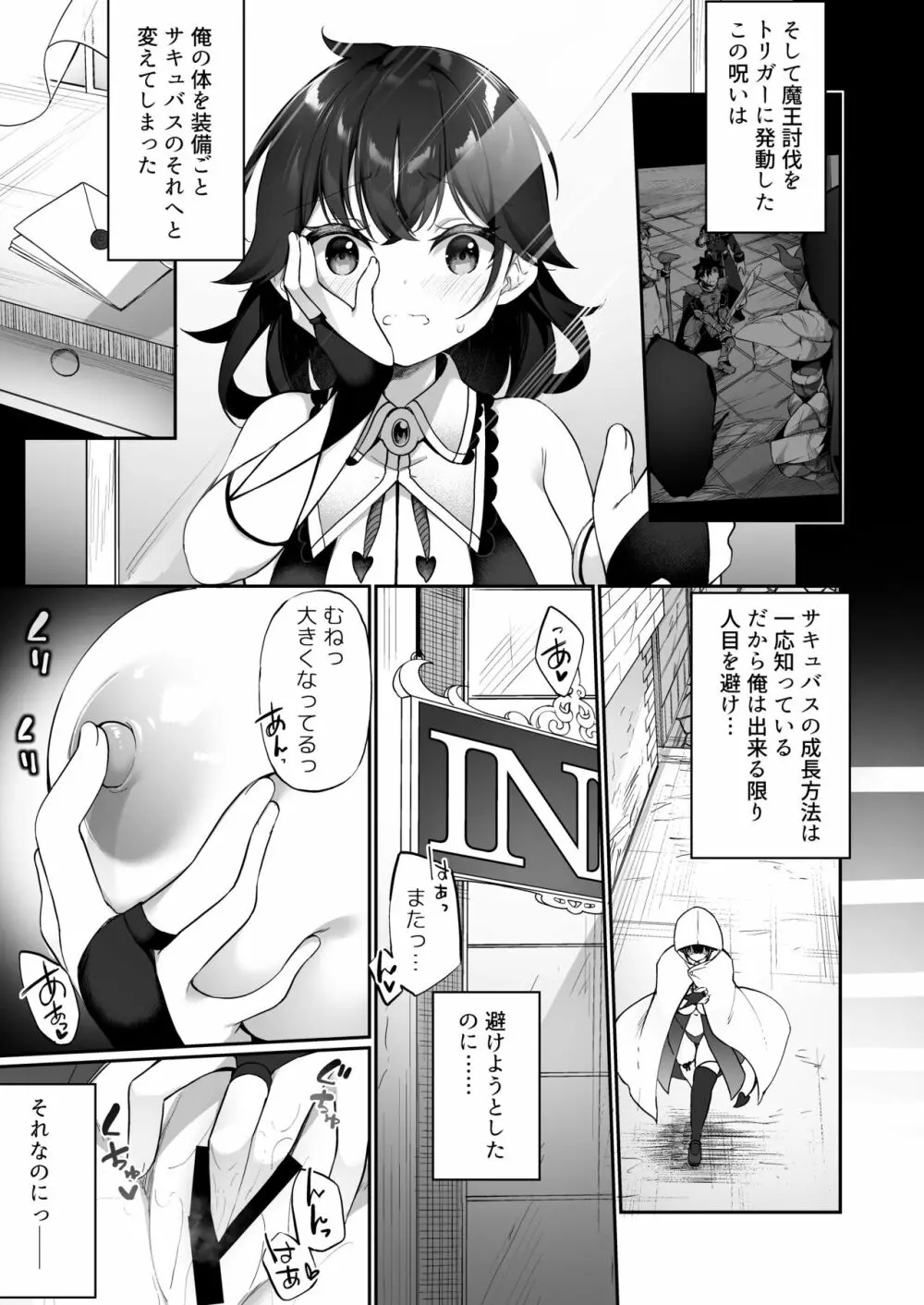 魔王に挑んだ勇者がサキュバスに堕ちていく話 Page.11