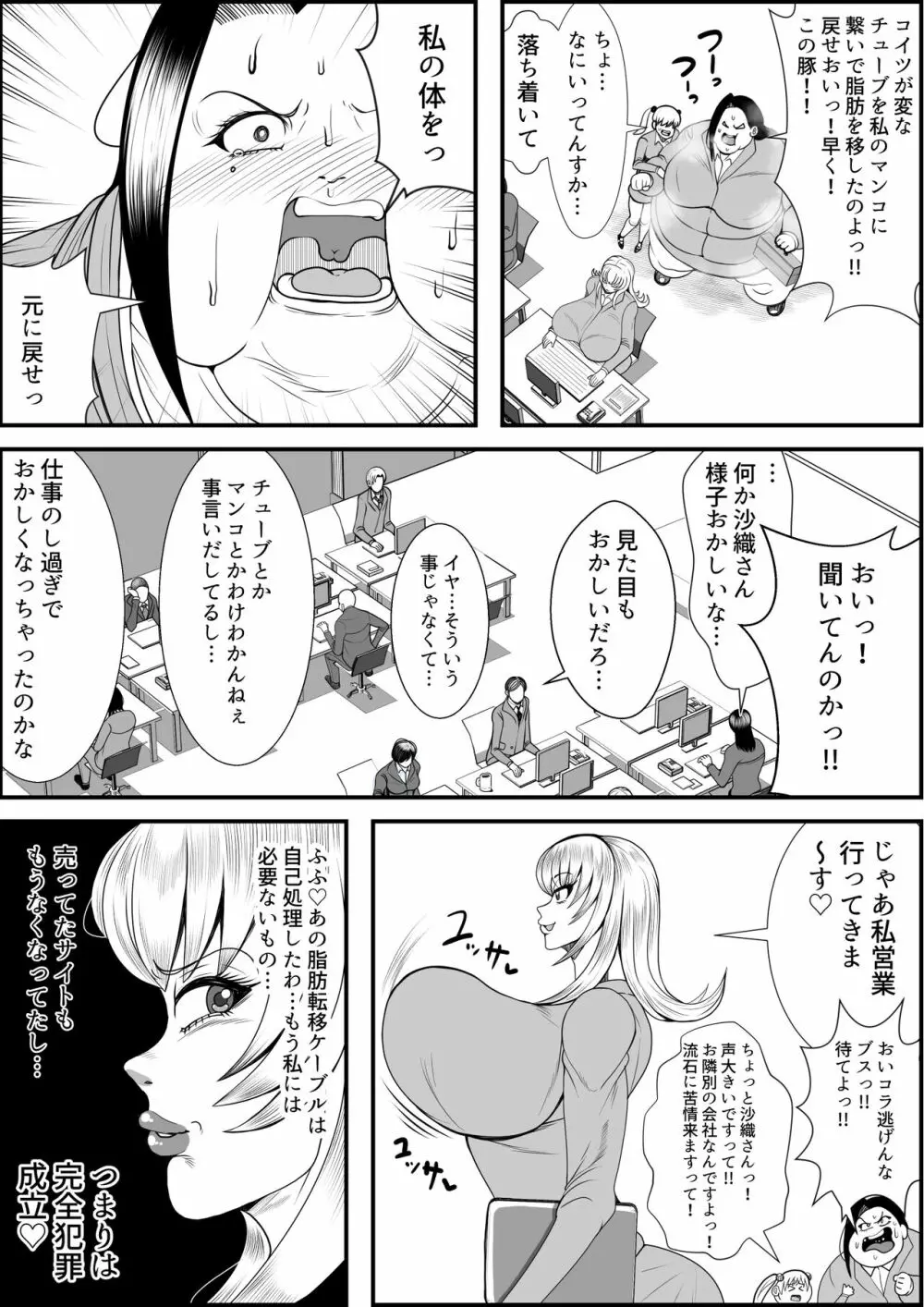 猪爪美紀の肥満化復讐劇 Page.33