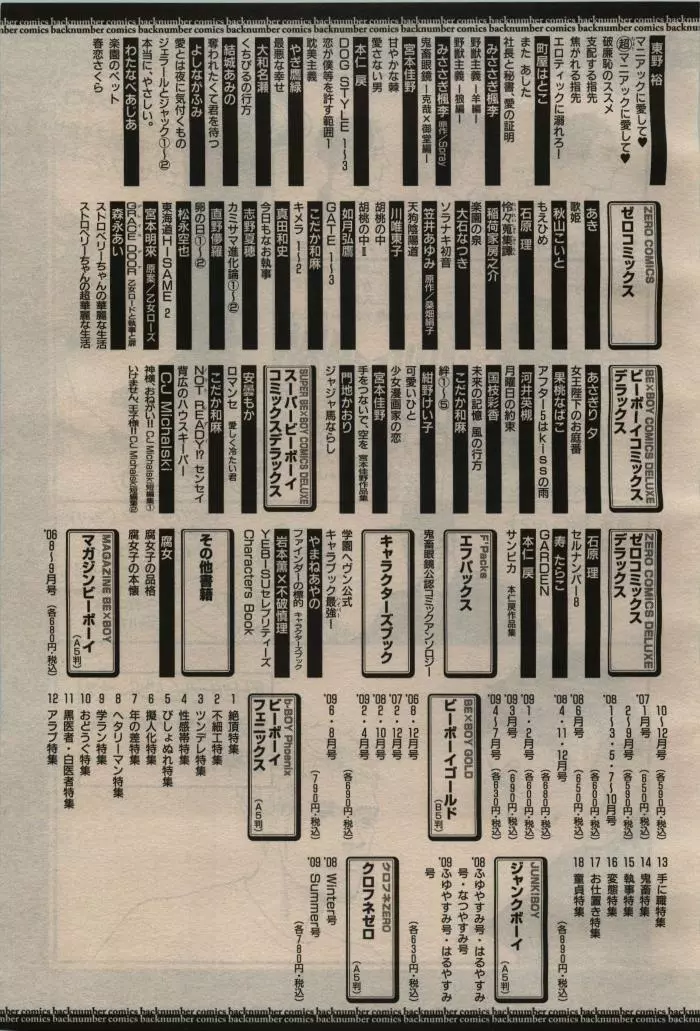 BE・BOY GOLD 2009年08月号 Page.451