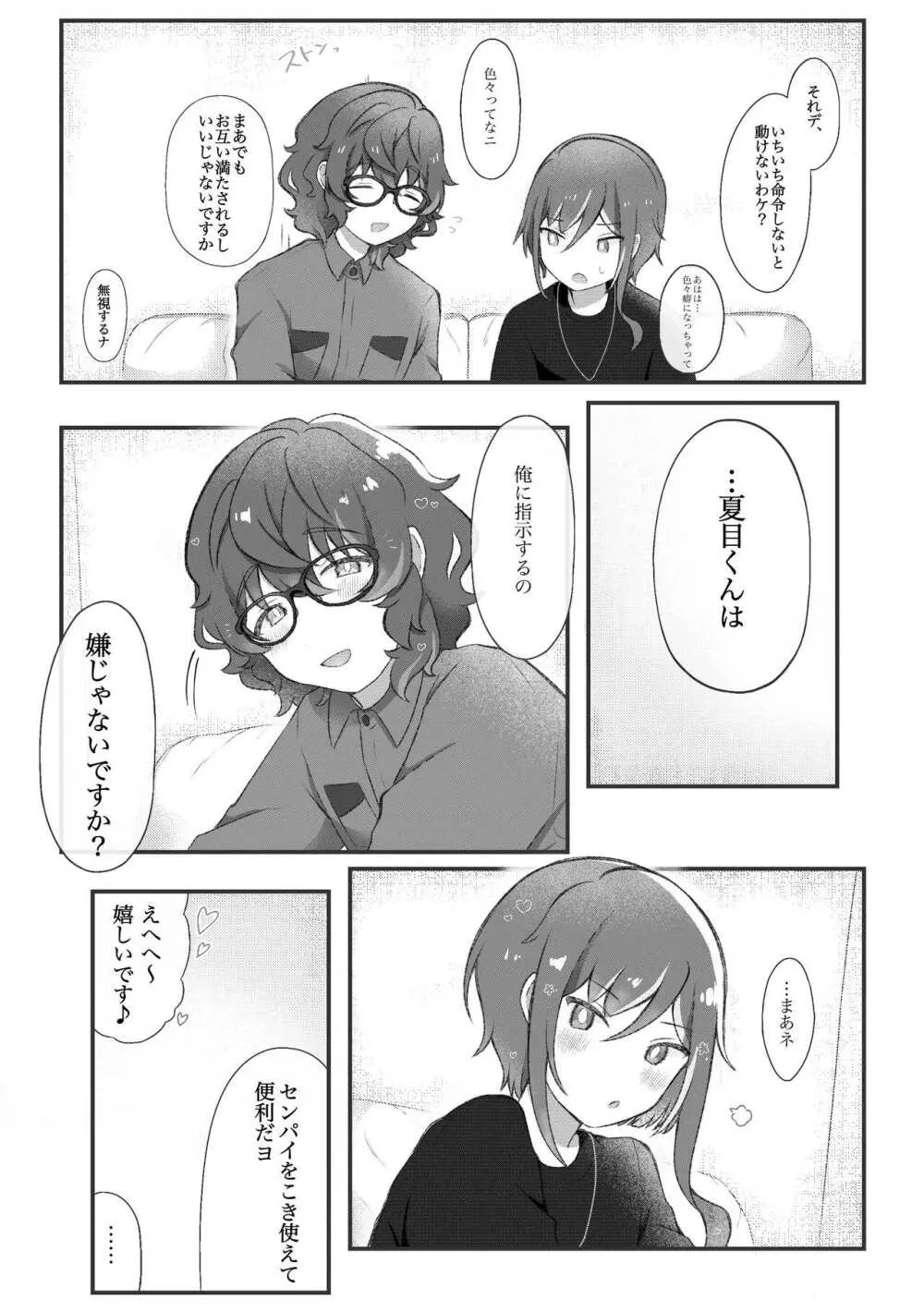 Domの夏目くんとSubのつむぎさんがイチャイチャするだけの話 Page.7