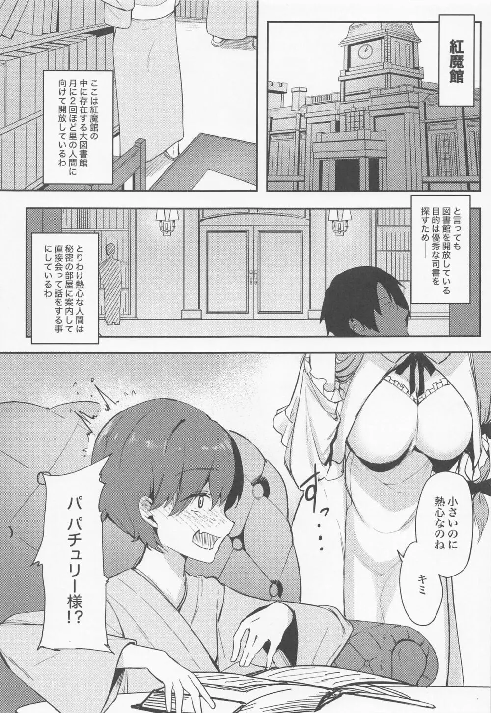 パチュリー様に想いを伝えたら襲われた話 Page.2