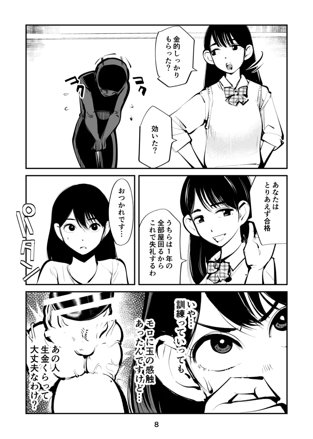 金蹴り夜這い訓練 Page.8