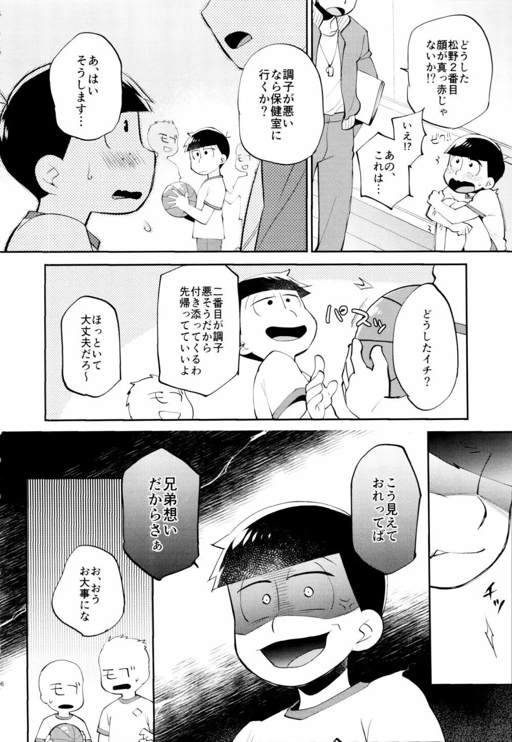 おれの兄さんが猫背なのは〇〇してるせい Page.6