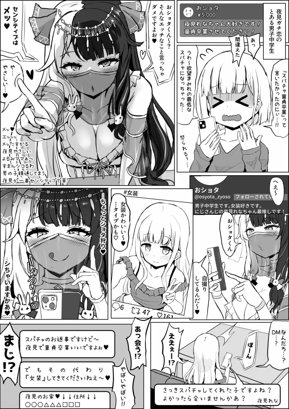 女装したショタとオフパコするYrm Page.1