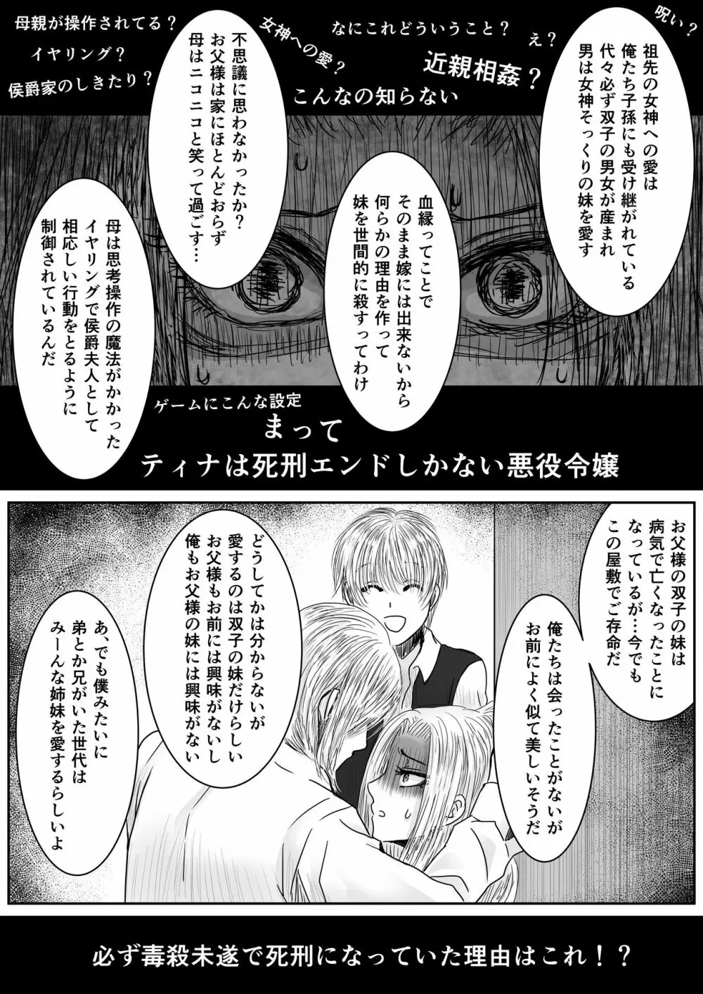 狂愛の鎖～悪役令嬢に転生したら兄と弟に犯されました～ Page.25