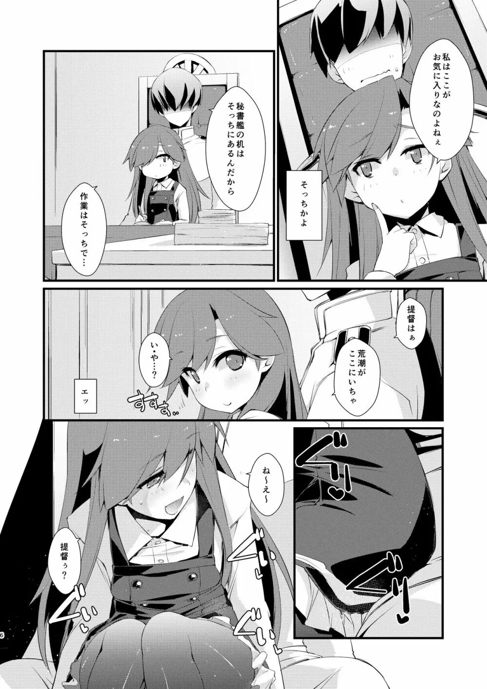 荒潮ちゃんのつまさき。 Page.6