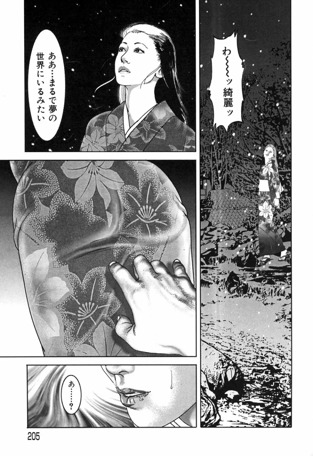 Kessakushuu Kimono Bijin Gekiga Shuu Page.207