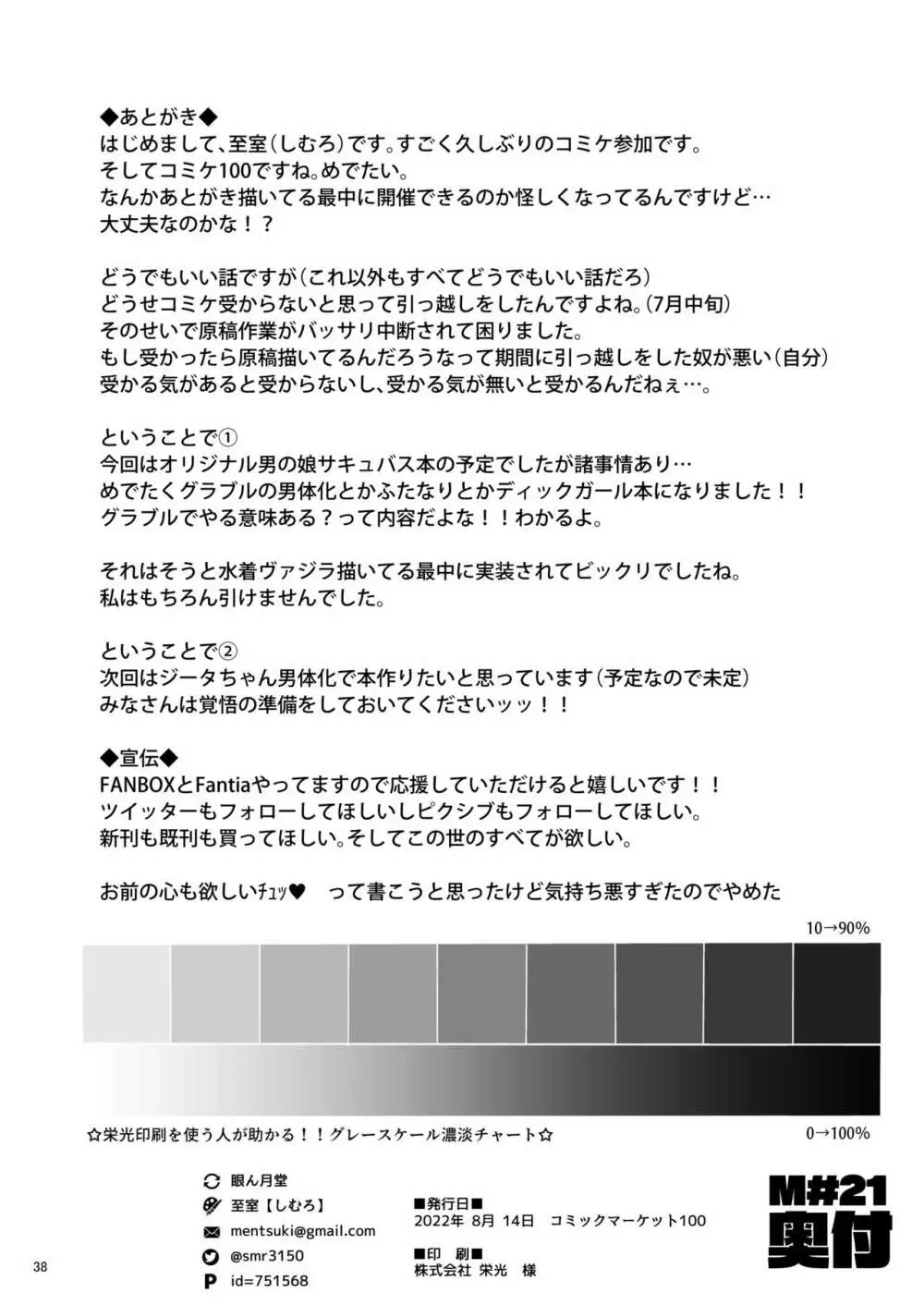 グラビュルッ!!ちんちんケツ穴部♂ Page.37
