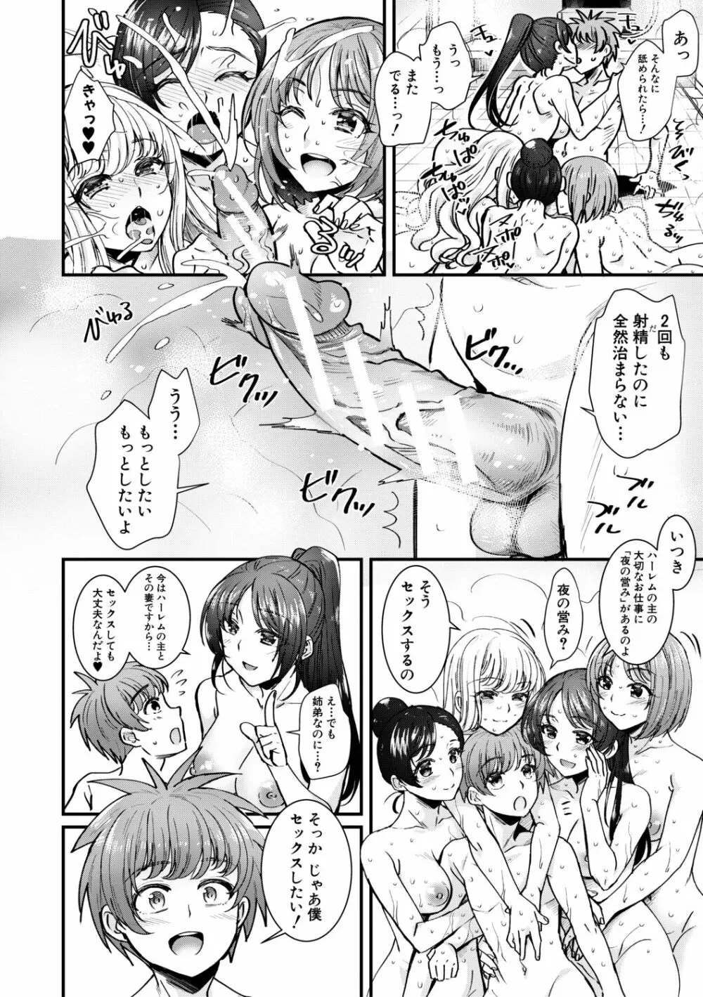 四姉妹は弟とハーレムしたい! Page.20