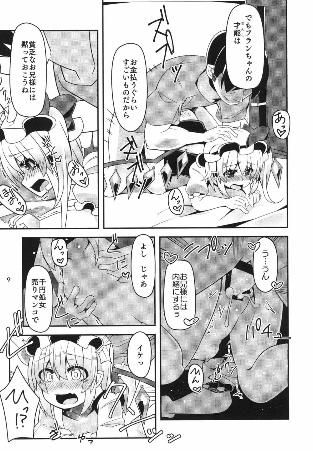 無知ロリフランちゃんは援交少女 Page.9