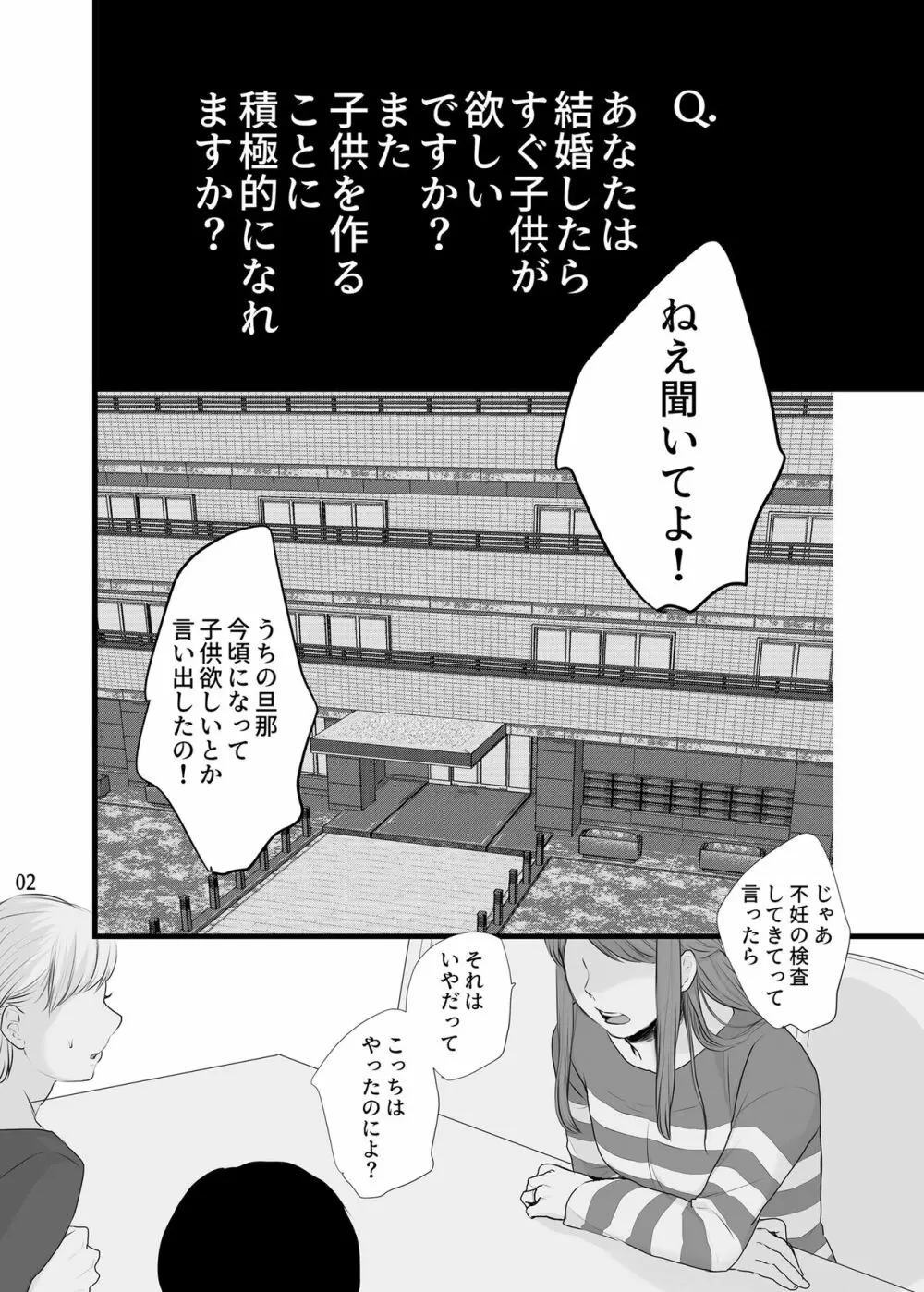 僕しか男を知らない可愛い妻が子作りエッチのためになんでもしてくれる 2 Page.3