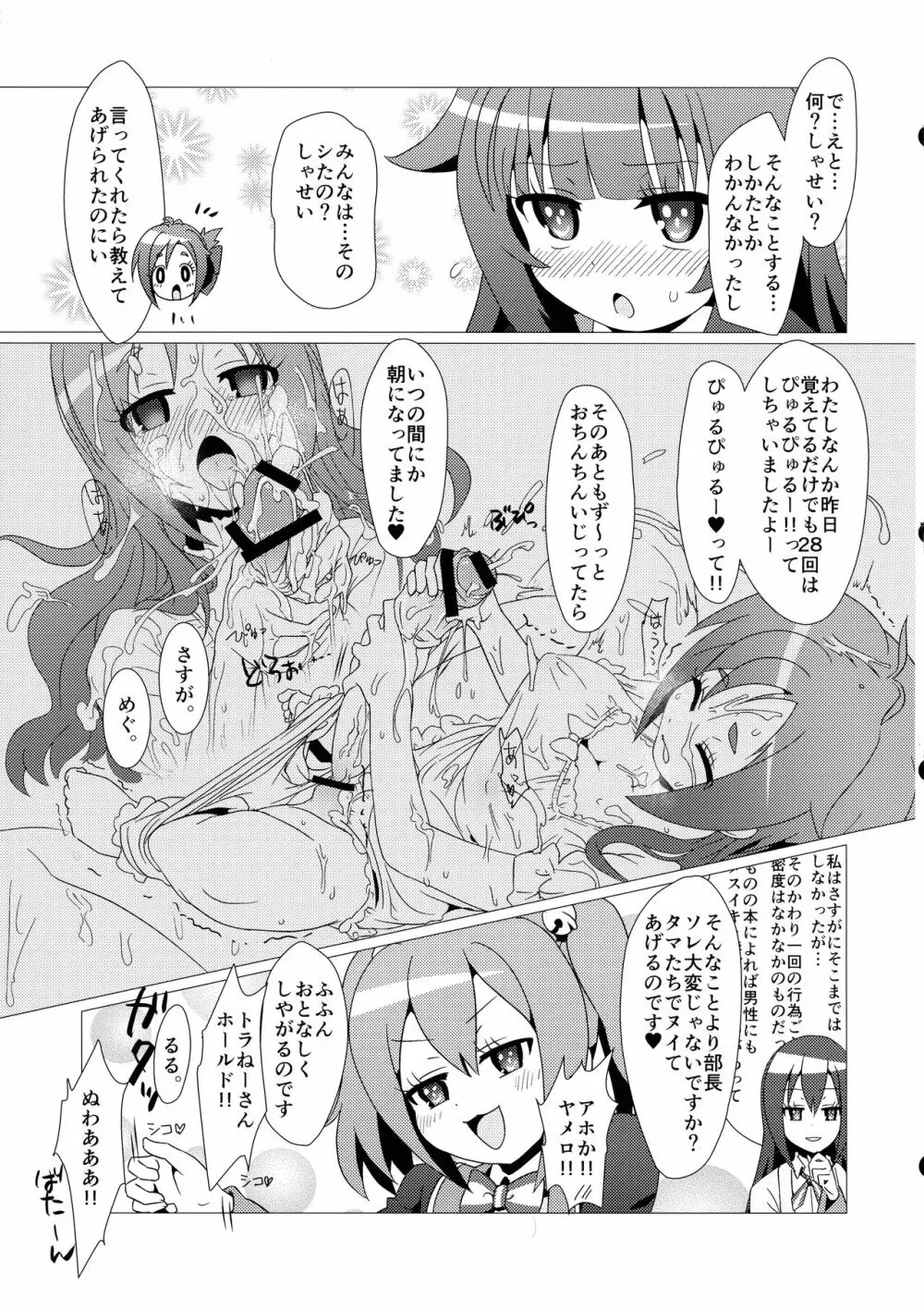 ある日の真夜中!!GJ部員にナニカが生えた!! Page.8