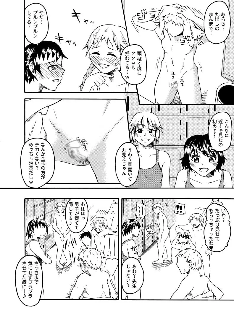 覗き見る女子たち ～男子更衣室編～ Page.13