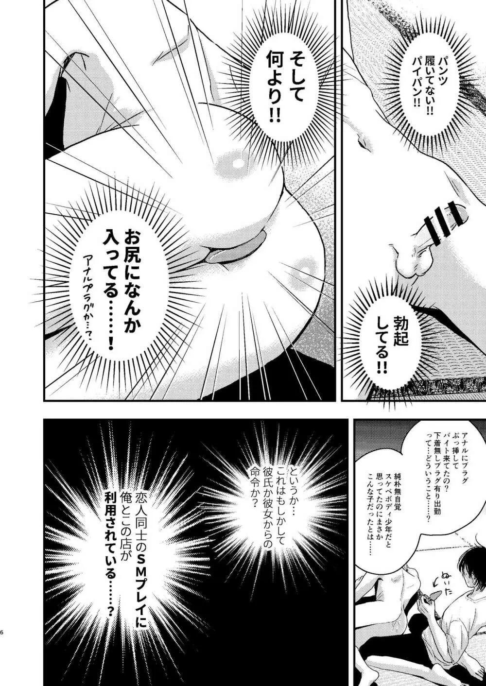 かわいいバイト君のあそびかた Page.6