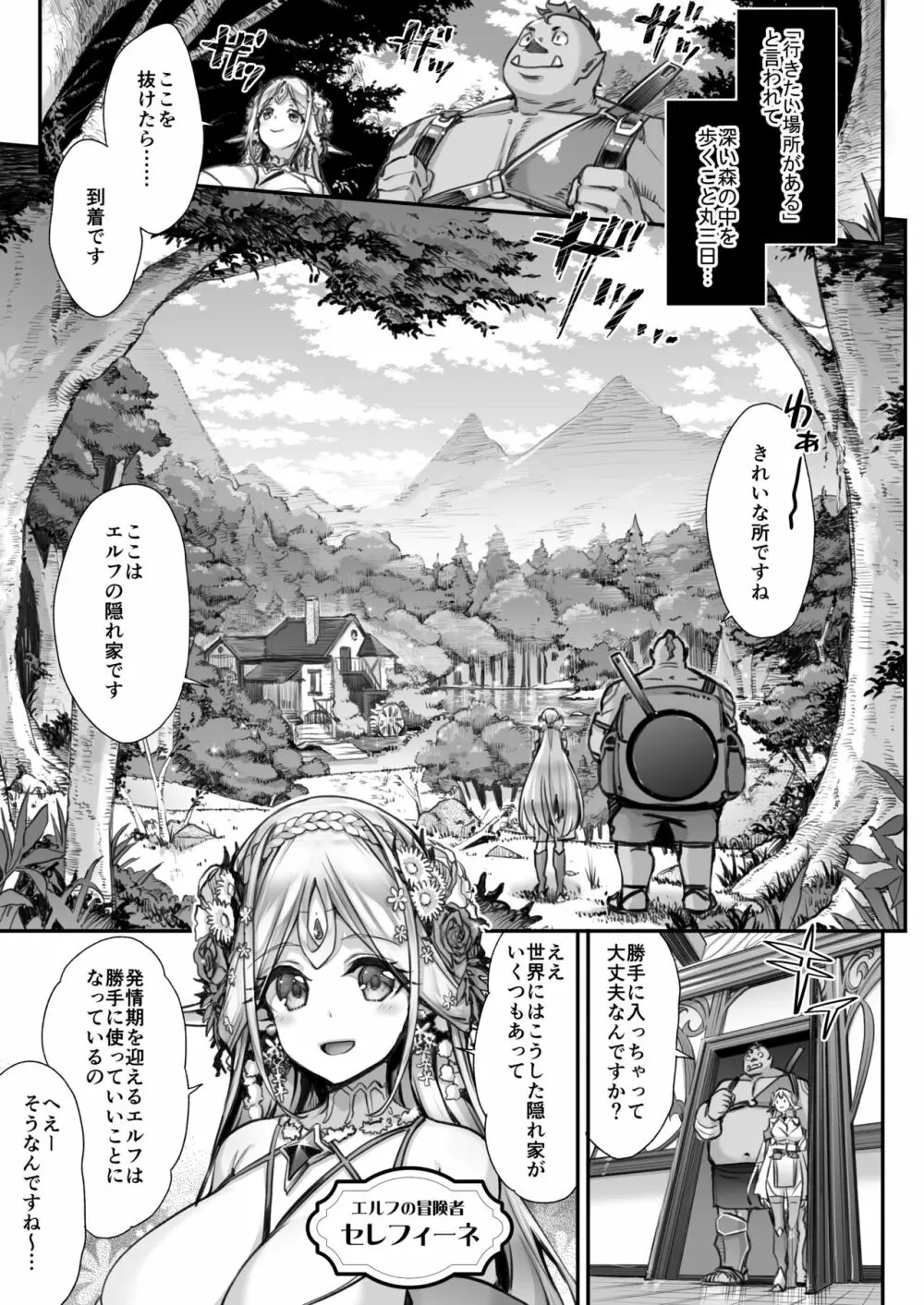 淫らなエルフさんはオークくんがお好き2 Page.2