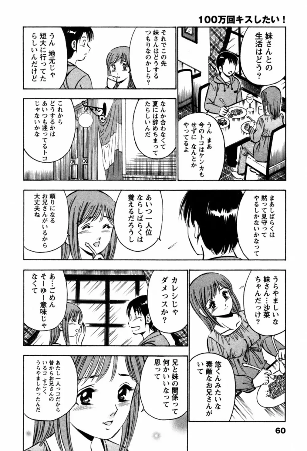 100万回キスしたい！ 第01巻 Page.63