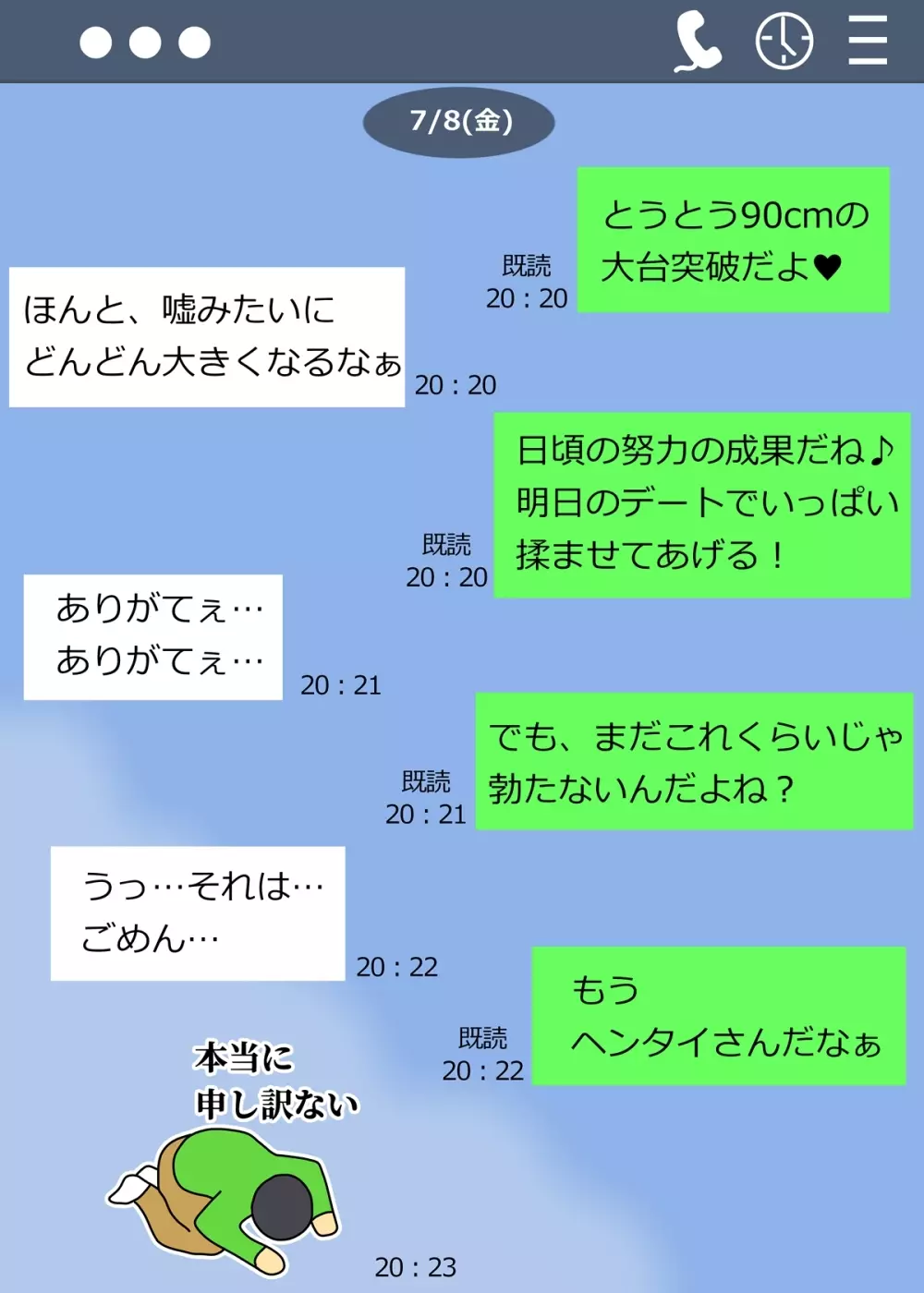 みのりの超乳化記録 ~俺のためにおっぱい大きくしてくれる彼女~ Page.9