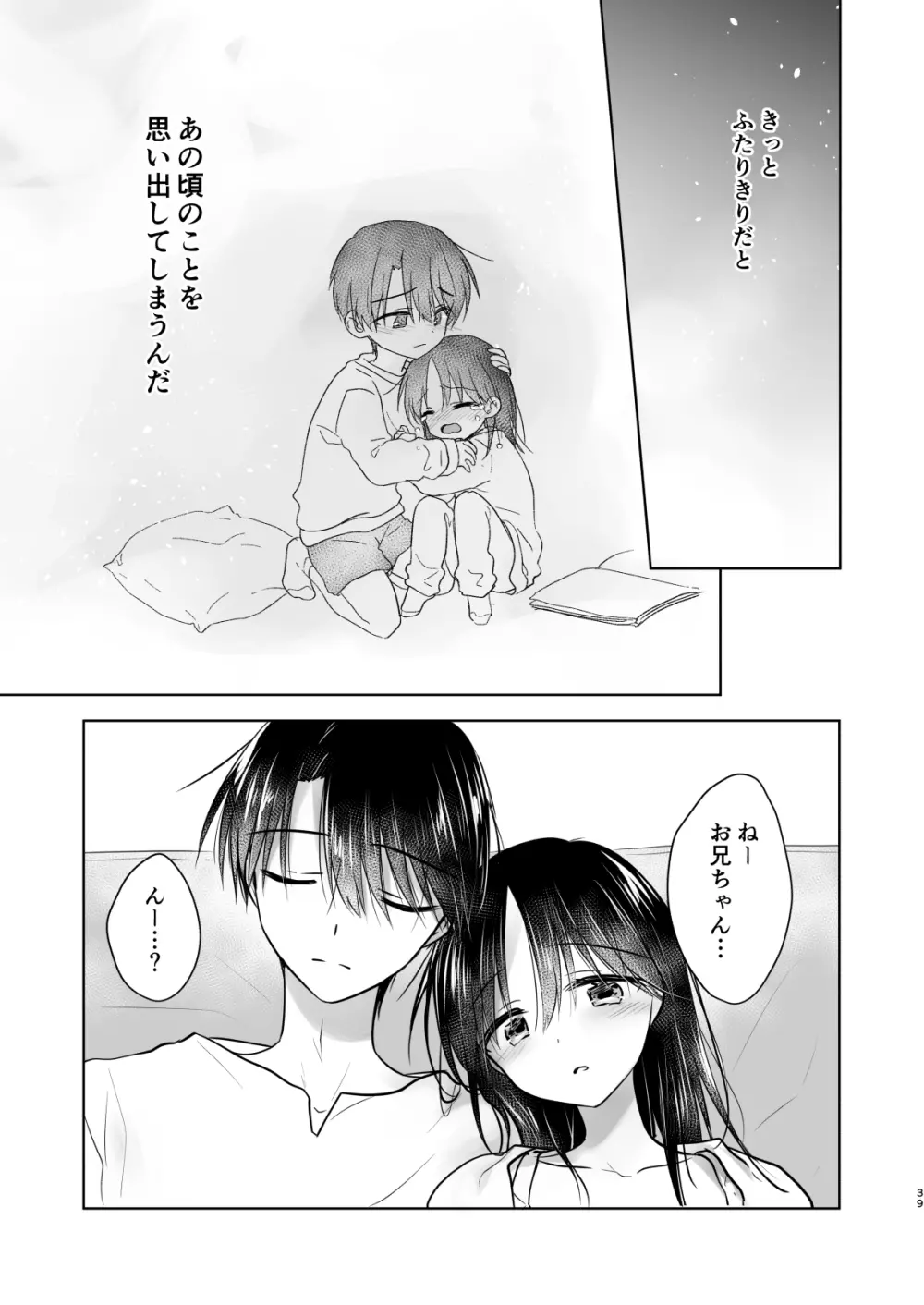 三日三晩、兄妹ふたりぐらし Page.42