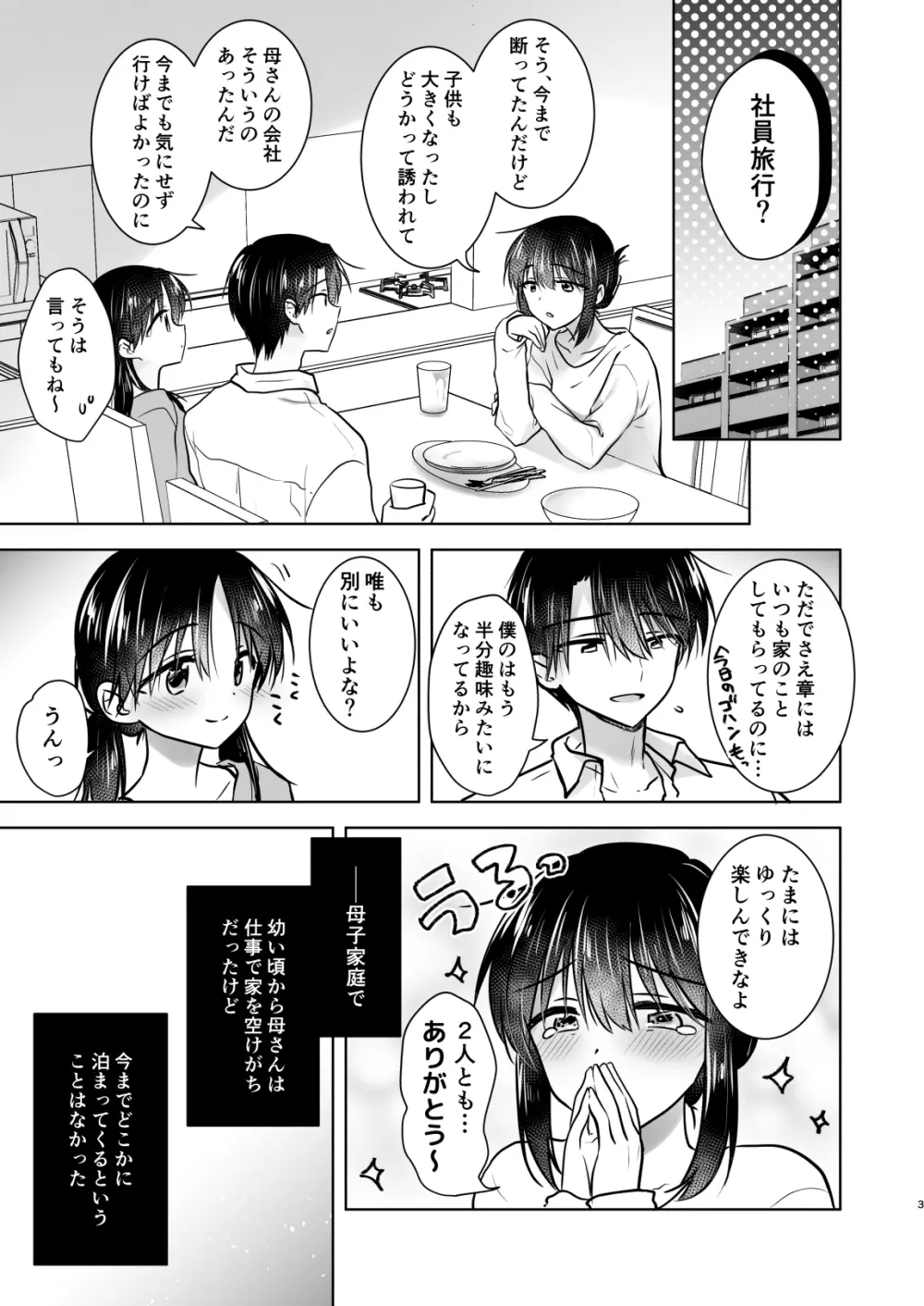 三日三晩、兄妹ふたりぐらし Page.6