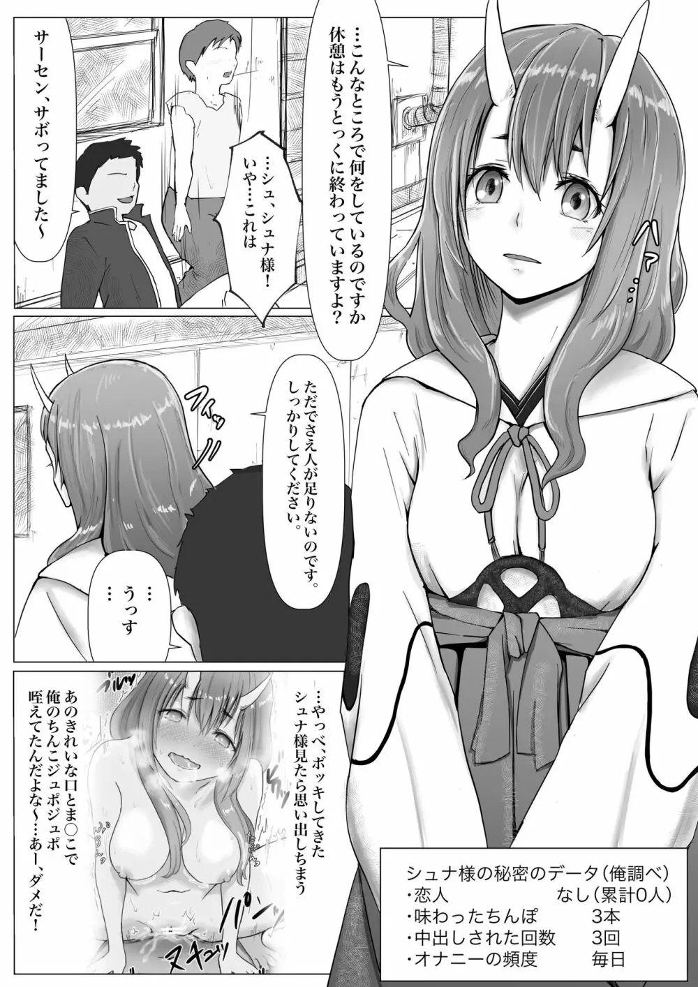 シュナ様にとにかくエロいこといっぱいする本 Page.4