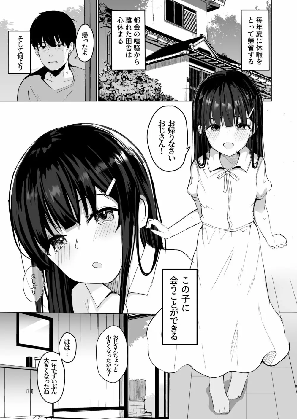 (C101) red miso soup (赤だし)] 夏に帰るのは姪(キミ)のため [DL版] Page.4