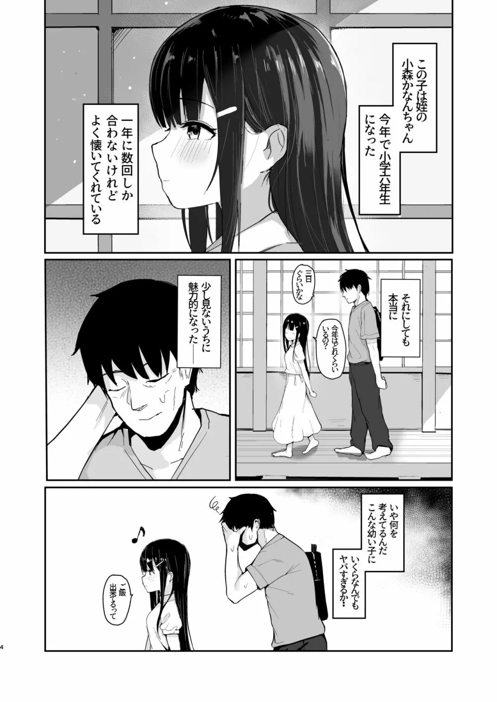 (C101) red miso soup (赤だし)] 夏に帰るのは姪(キミ)のため [DL版] Page.5