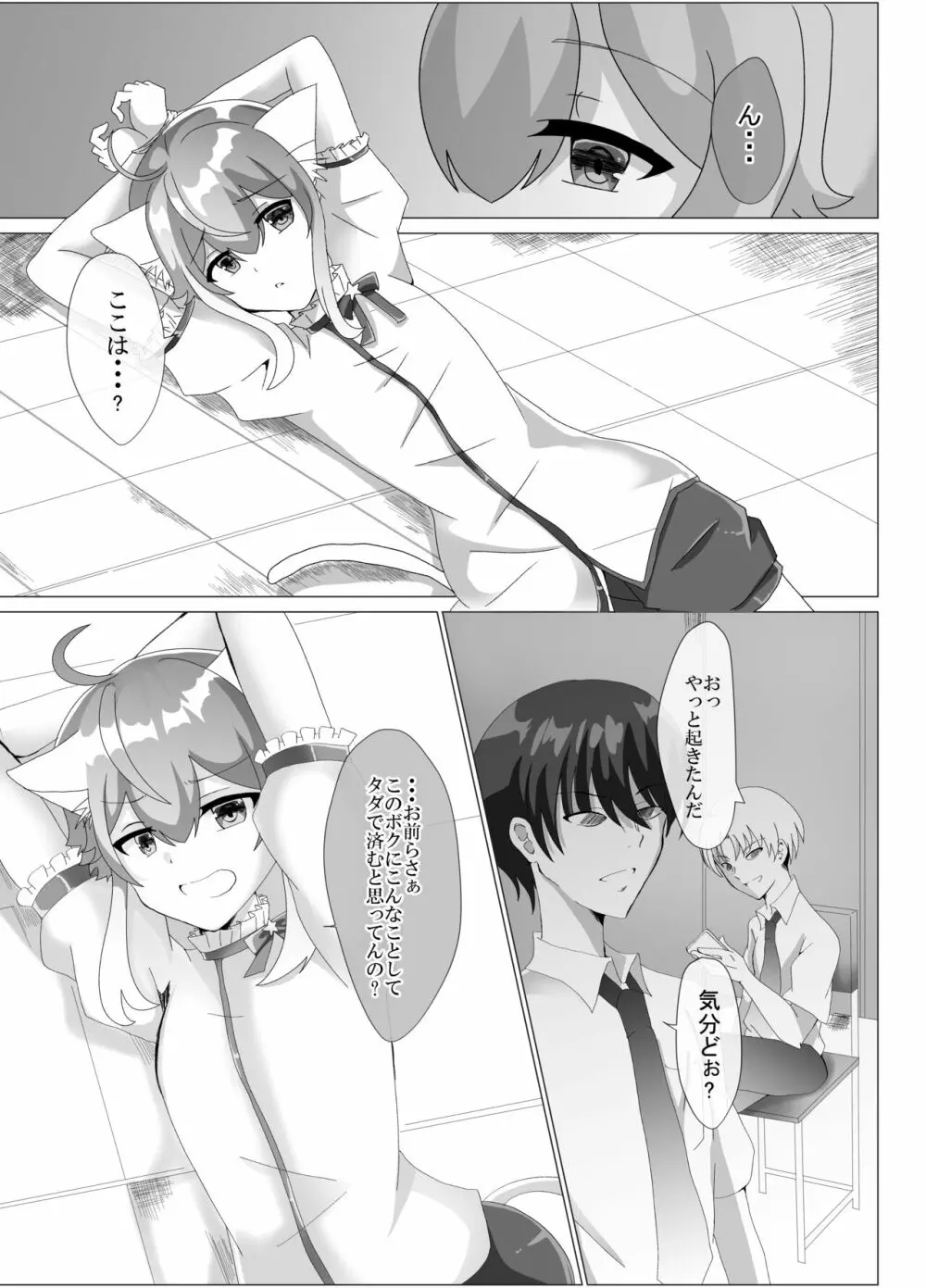 仔猫を輪姦凌辱 Page.8