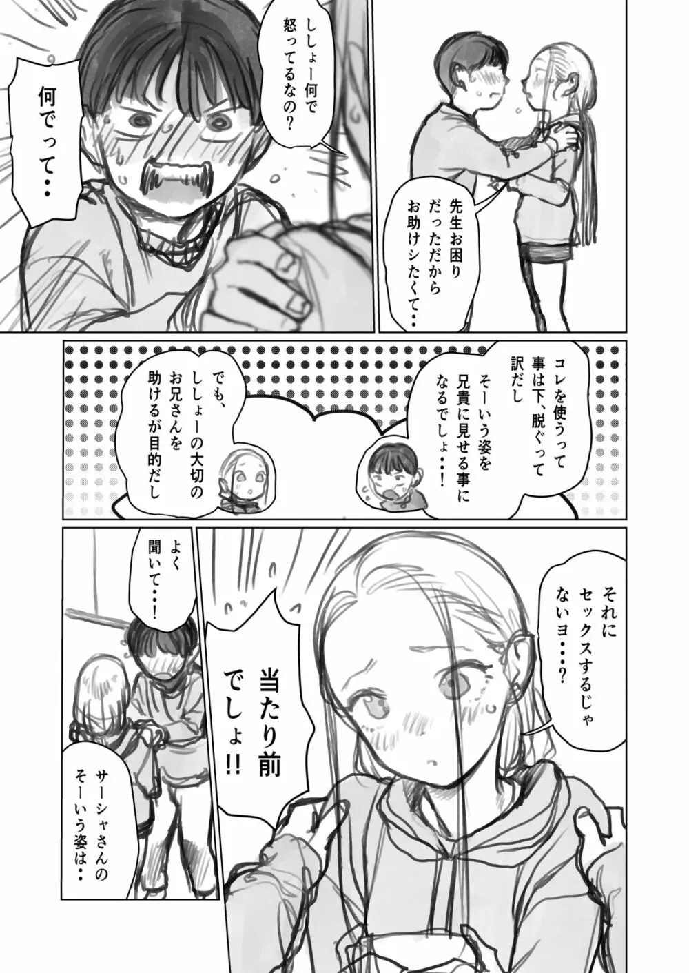 クリ吸引オモチャとサーシャちゃん。 Page.5