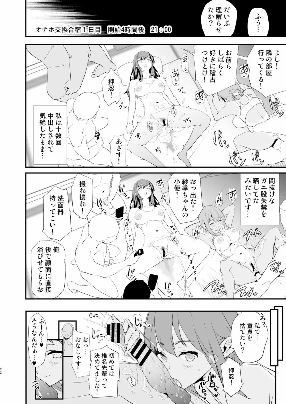 わたしたちのオナホ交換合宿・一日目と二日目! Page.22