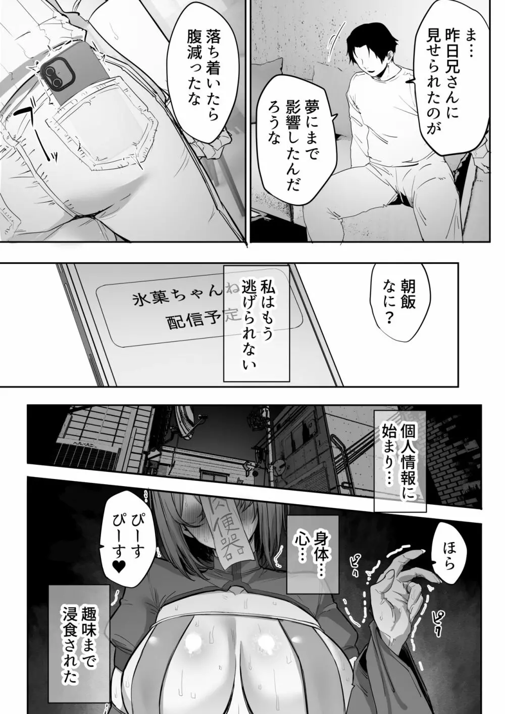 【NTR】義兄に敗北 クールな人妻【配信者】 Page.46