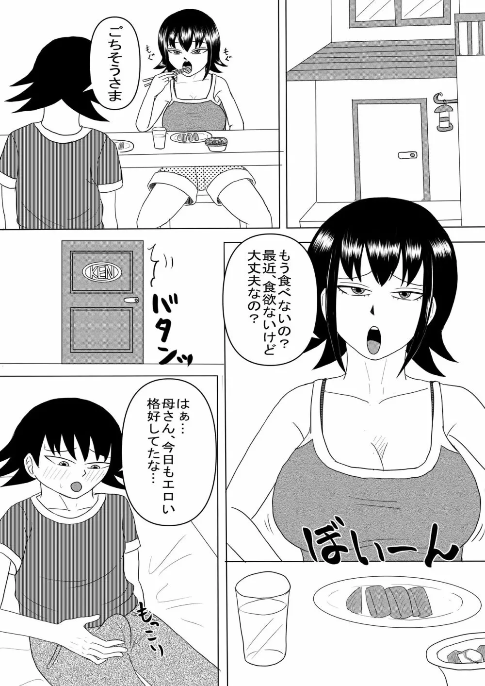 彼女と間違えて母さんに夜這い2 Page.3