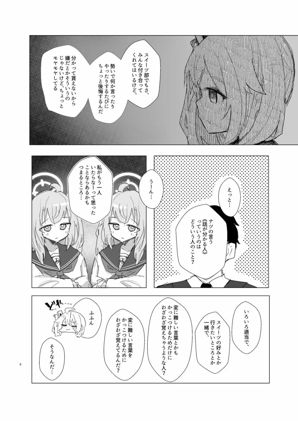 どんな悲しみでもスイーツがあれば和らぐものだ。〜All Sorrows Are Less With Sweets. Page.9