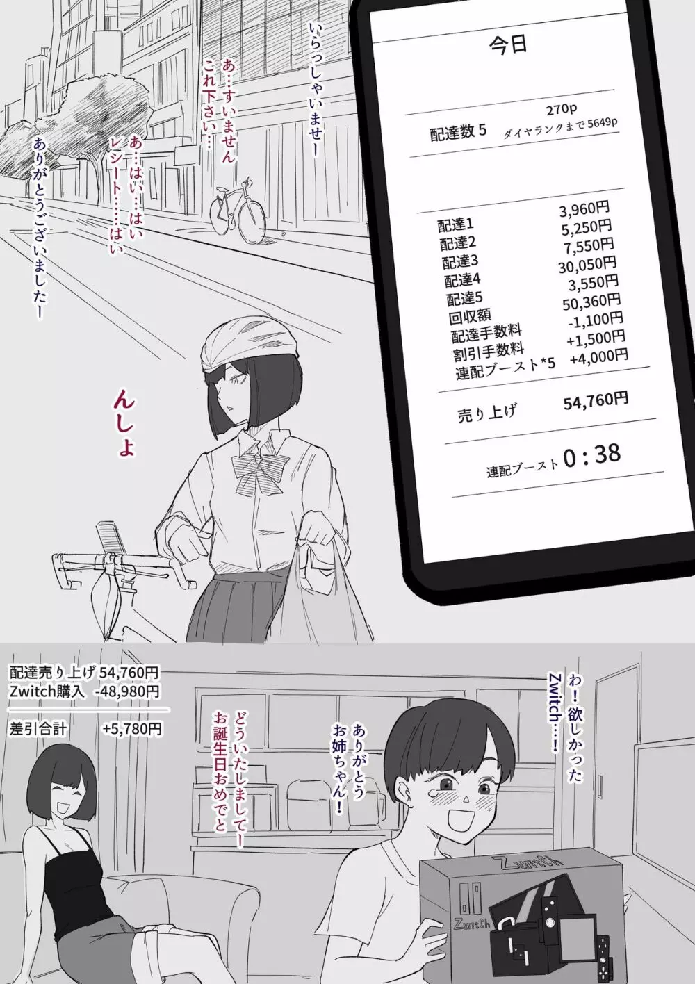 SEX配達アプリ出●姦 ~はるか編~ Page.13