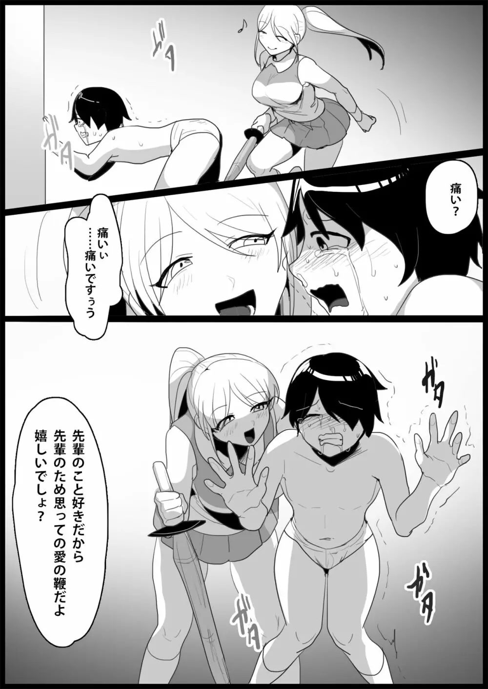 年下の女の子にいじめられるテニス部 Page.102